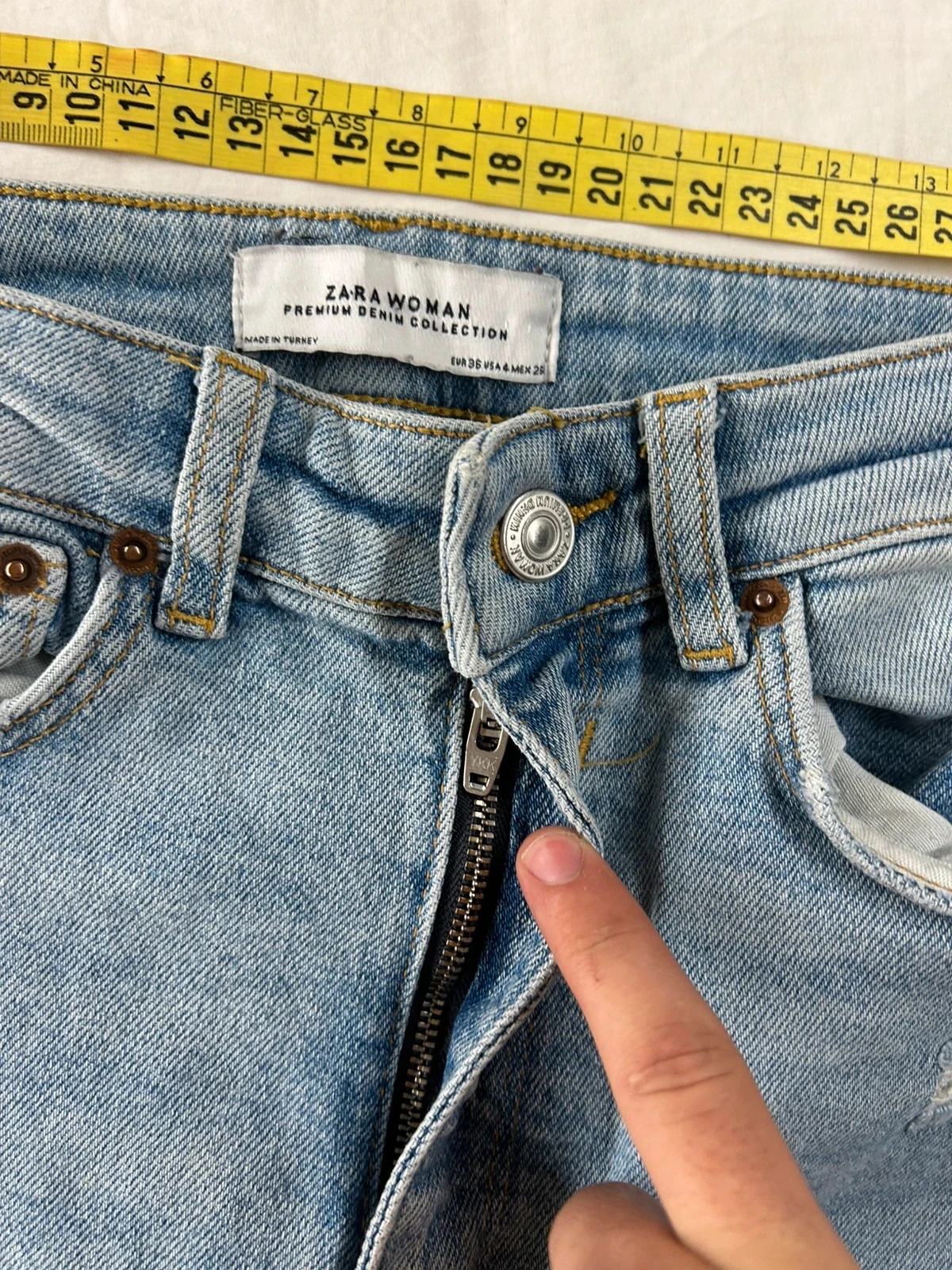 Light blue skinny jeans zara woman size 36 – photo 7